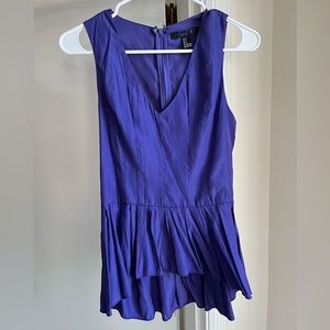 Hi/ Low Peplum dress shirt